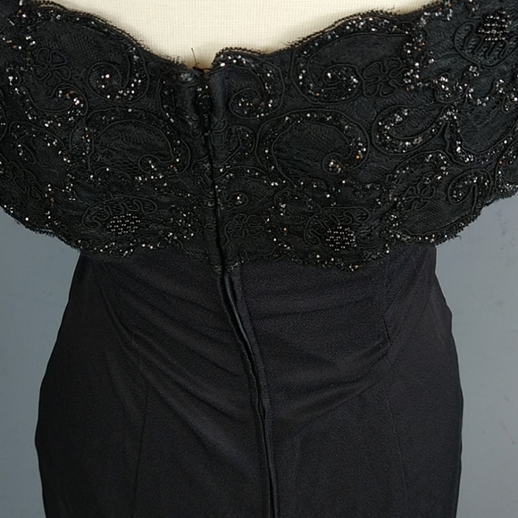 Vintage Niki Petites off shoulder cocktail dress 6 - Picture 8 of 12